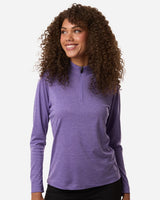 AllPro Women's Pro-Lock Performance Mélange Quarter-Zip Pullover