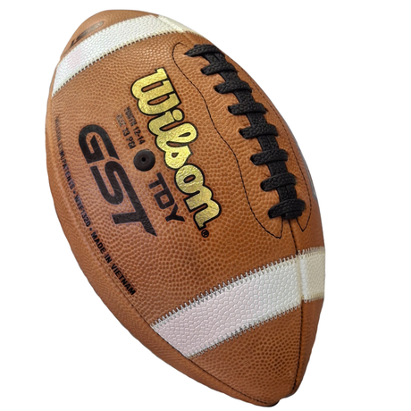 Wilson GST Tan Leather Game Football-2