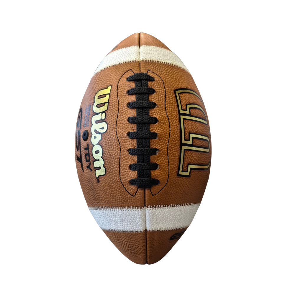 Wilson GST Tan Leather Game Football-3