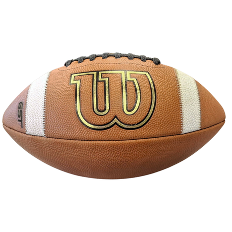 Wilson GST Tan Leather Game Football