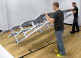 Gared 4-Row Low Rise Tip N’ Roll Spectator Bleacher-1