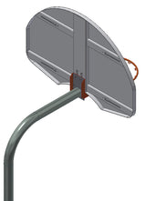 Gared 3-1/2” O.D. Unbraced Rear Mount Gooseneck Post-1