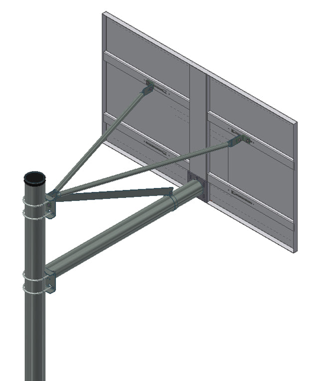 Gared Heavy Duty Playground Adjustable Straight Post-1
