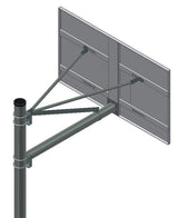Gared Heavy Duty Playground Adjustable Straight Post-1