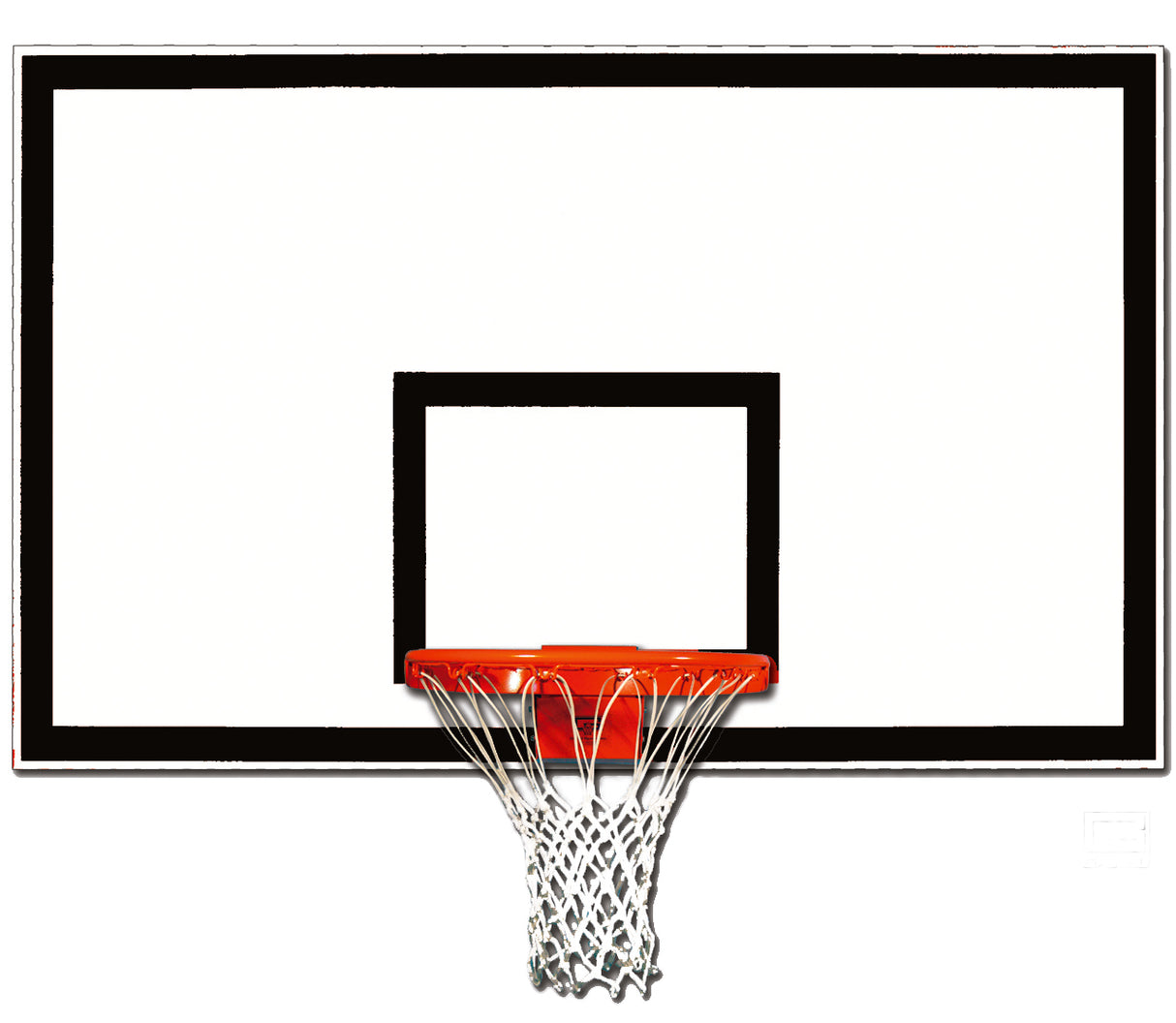 Gared Rectangular Fiberglass Backboard-1