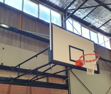 Gared Rectangular Fiberglass Backboard-2