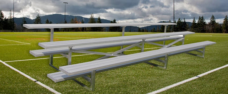 Gared 3-Row Low Rise Fixed Spectator Bleacher