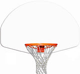 Gared Rust-Resistant Fan-Shape Unmarked Aluminum Basketball Backboard