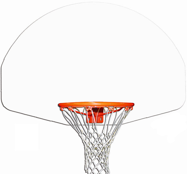 Gared Rust-Resistant Fan-Shape Unmarked Aluminum Basketball Backboard