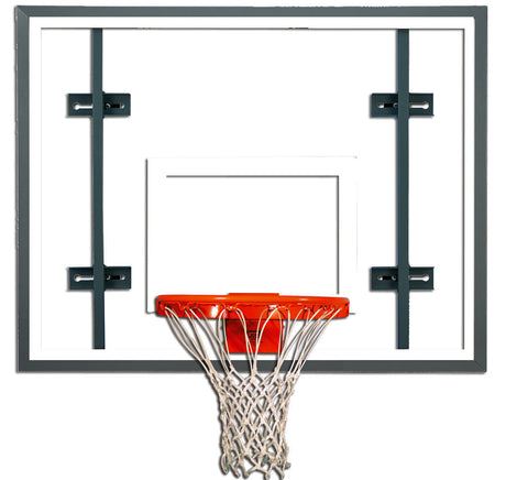 Gared 42” x 54” Auxiliary Rectangular Glass Side Court Backboard