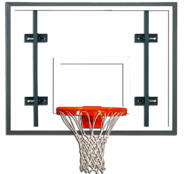 Gared 42” x 54” Auxiliary Rectangular Glass Side Court Backboard