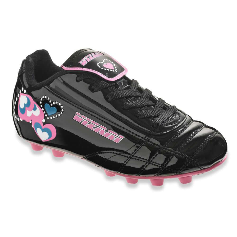 Vizari Youth Shiny Retro Hearts Firm Ground Soccer Shoe-1