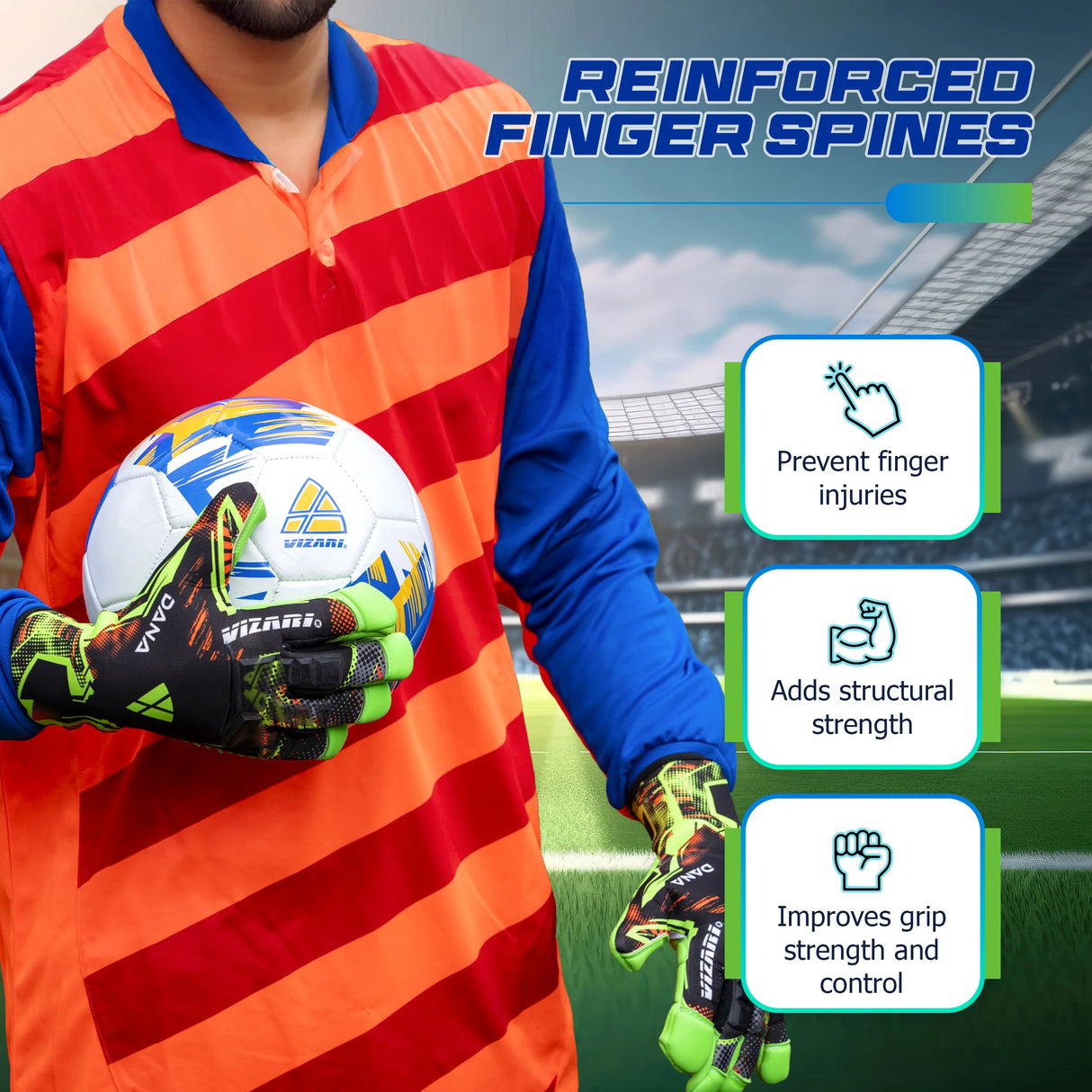 Vizari Dana Pro Goalkeeping Glove-2