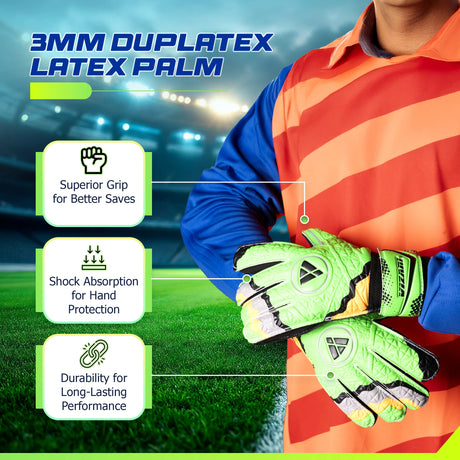 Vizari Adult ANZA F.P. Soccer Goalkeeping Gloves-2