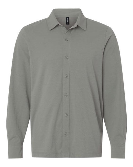 AllPro Men's Pro-Flex Sorona Button Down Shirt-1