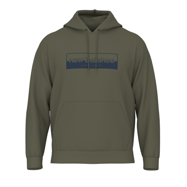 New Balance Men's Rectangular Logo Hoodie