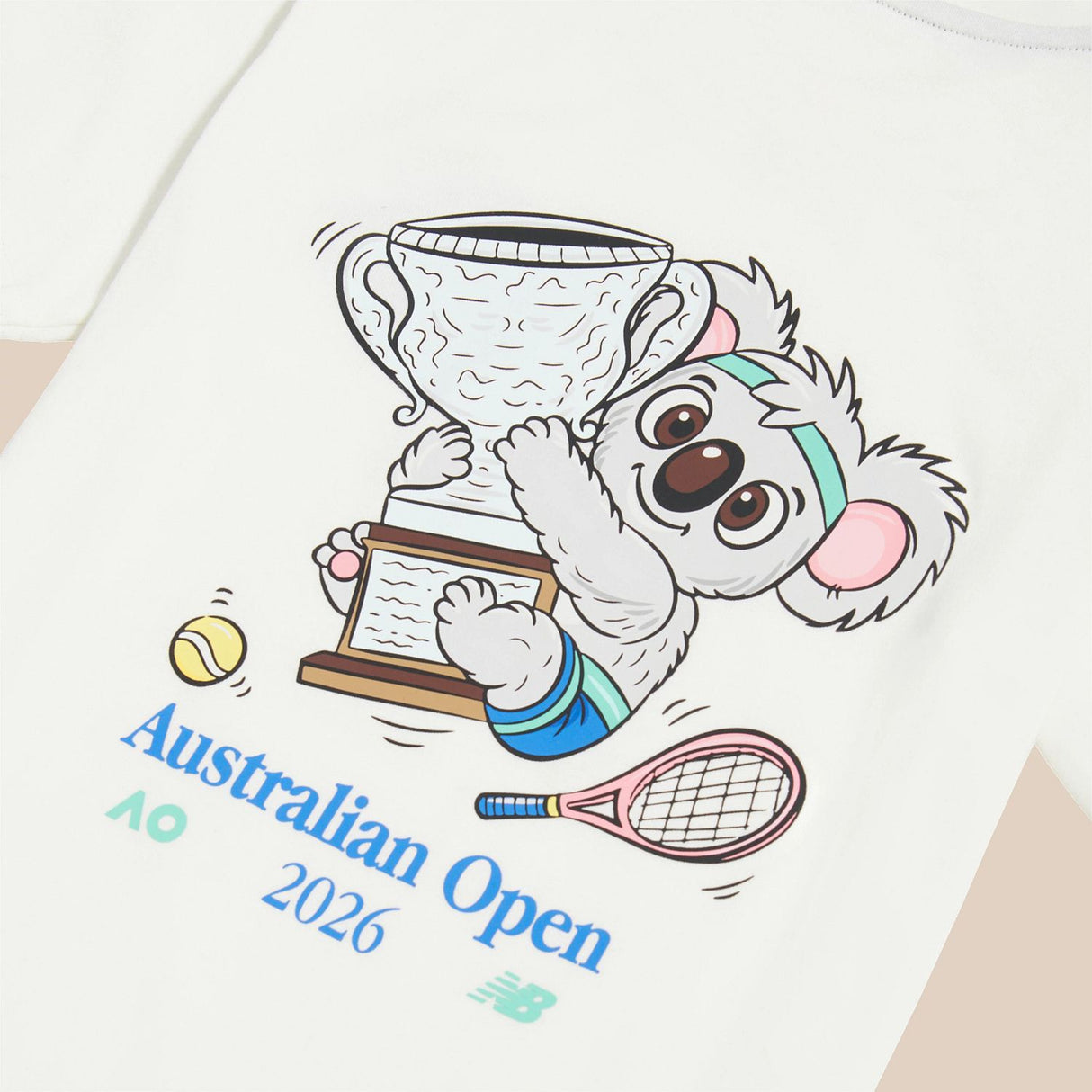 New Balance Boys' Australian Open Koala Graphic T-Shirt-4