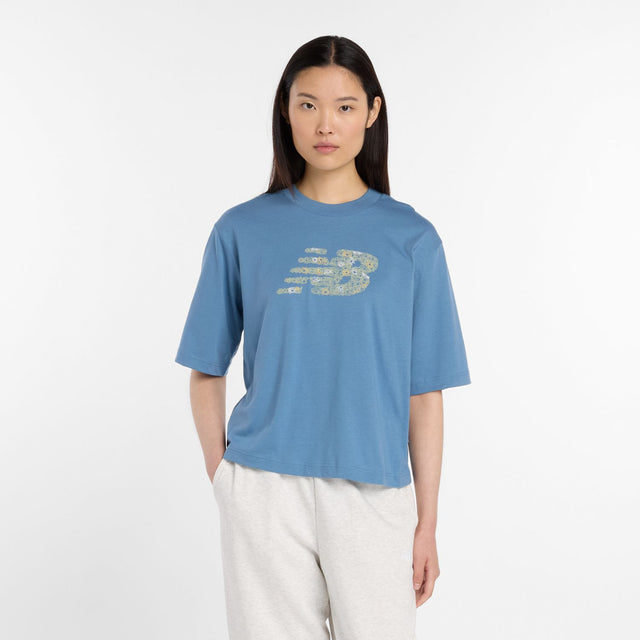 New Balance Women's Flower Logo Crew-1