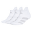 adidas Women's EVO 3-Pack No Show Sock-1