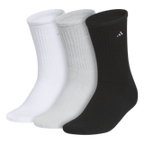 adidas Women's Cushioned Comfort 3.0 3-Pack Crew Sock-1