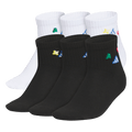 adidas Girl's Charm Fashion 6-Pack Quarter Sock-1
