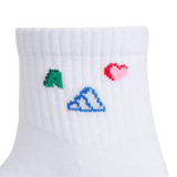 adidas Girl's Charm Fashion 6-Pack Quarter Sock-2