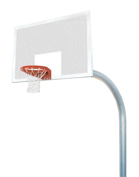 Bison 5-9/16" Mega Duty 42" x 72" Perforated Steel Playground Basketball System