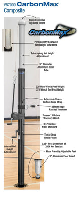 Bison Volleyball CarbonMax Composite System without Padding