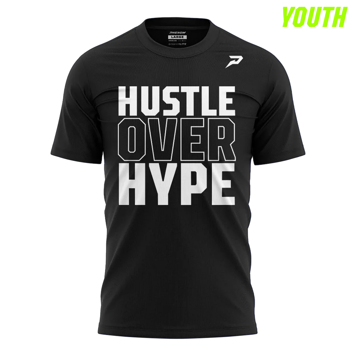 Phenom Elite Youth Hustle Over Hype Graphic Tee