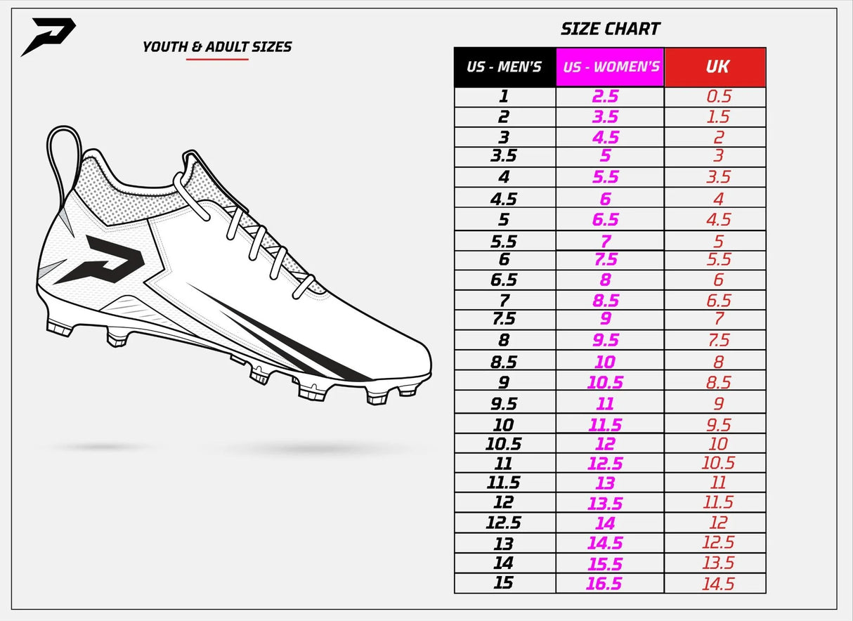 Phenom Elite Youth Velocity 3.0 Football Cleats-7