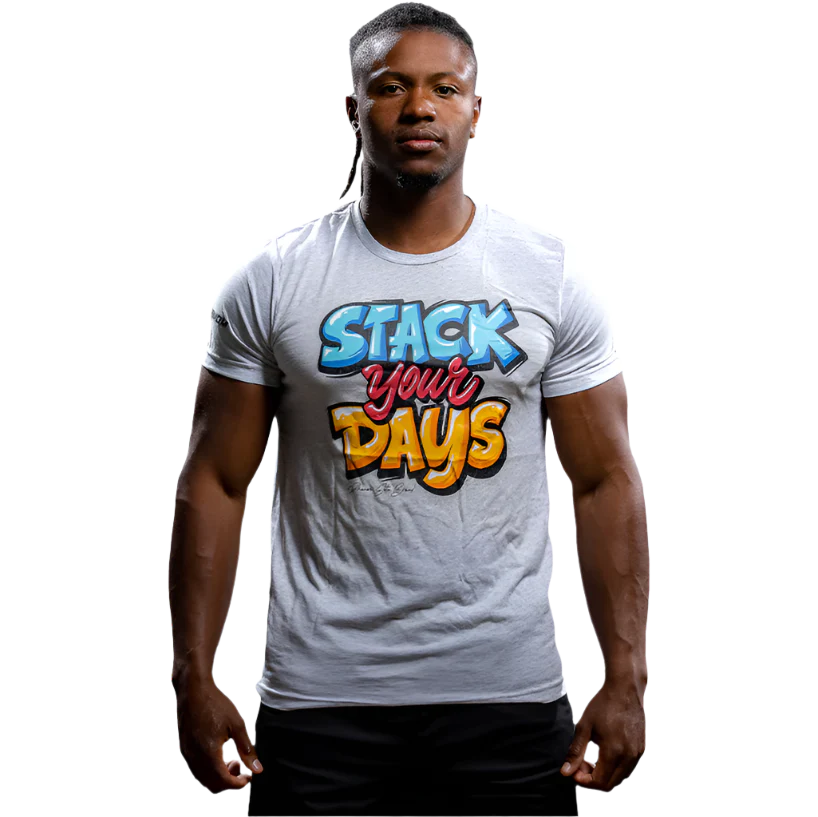 Phenom Elite Men's Stack Your Days Graffiti Graphic Tee