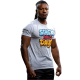 Phenom Elite Men's Stack Your Days Graffiti Graphic Tee-3
