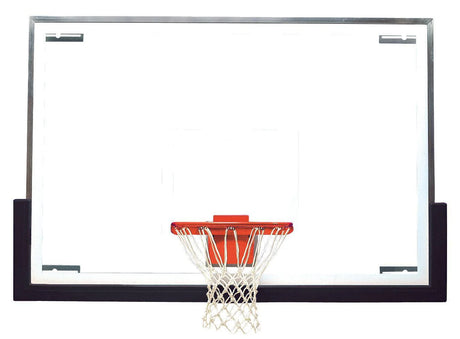 Bison Basketball 48" x 72" Tall Glass Competition Backboard