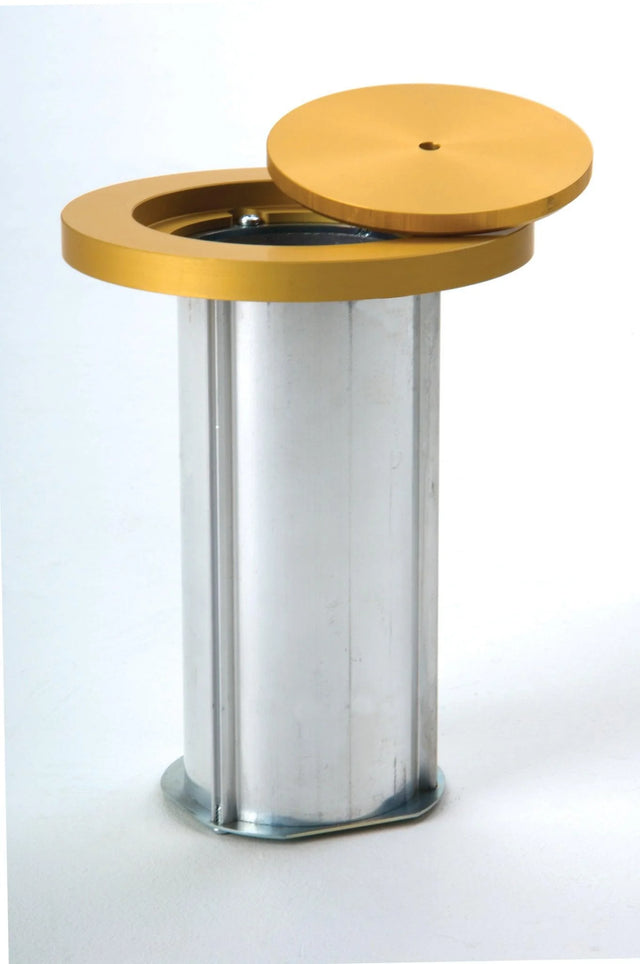 Bison Volleyball 3" Outdoor Tennis Ground Socket/Ground Plate