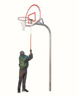Bison 3-1/2" Tough Duty Removable Playground Basketball System