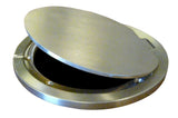 Bison Volleyball Hinged Brass Floor Socket Cover Plate Only