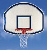 Bison Basketball 36" x 48" Fan Shaped Molded Graphite Backboard Only-2