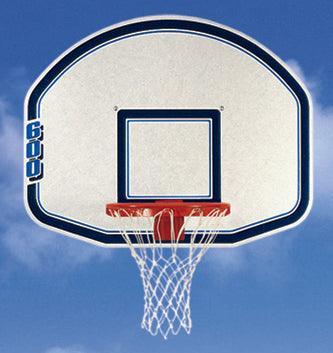 Bison Basketball 36" x 48" Fan Shaped Molded Graphite Backboard Only-2