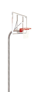 Bison 4-1/2" Heavy Duty Glass Rectangle Playground Basketball System