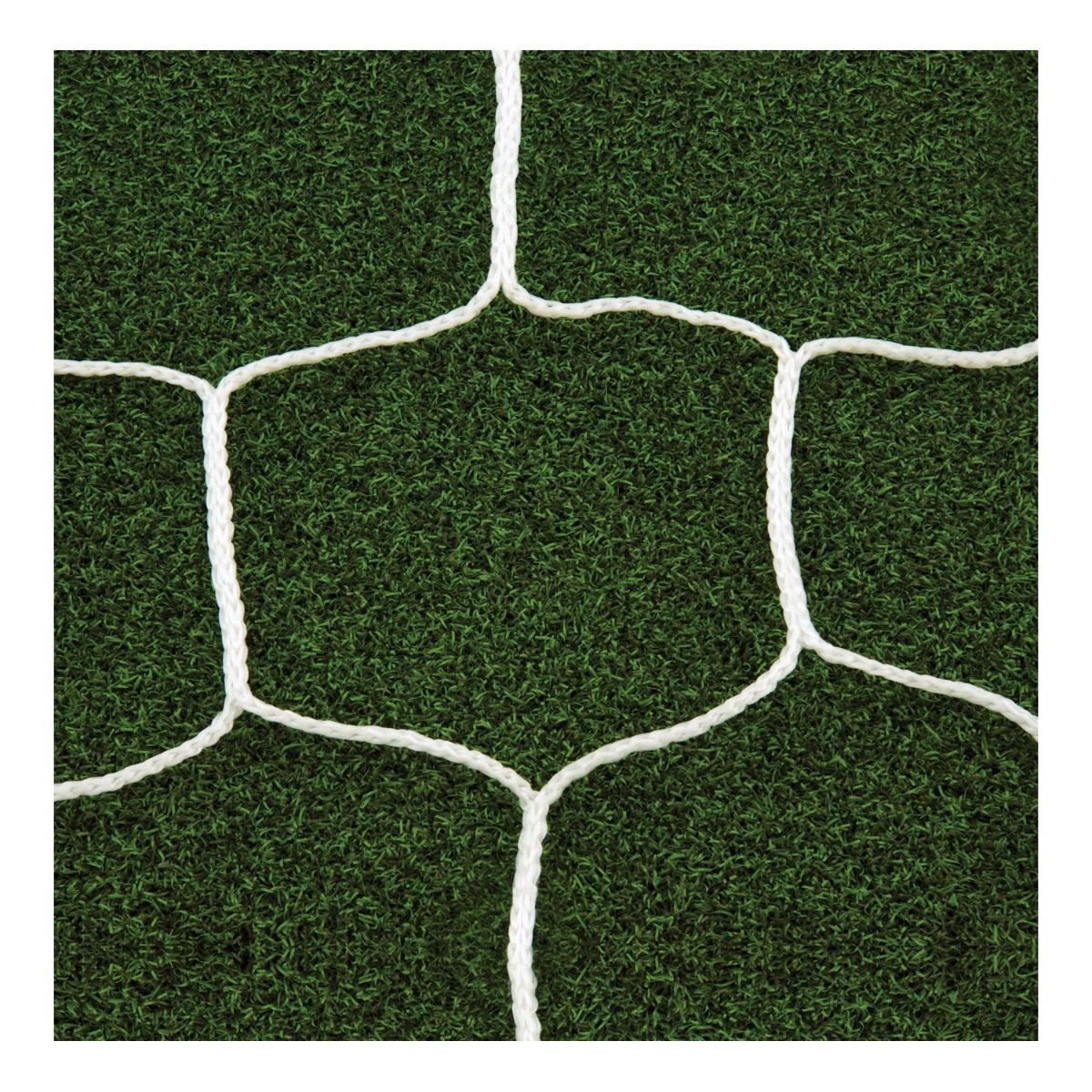 Gill Athletics 8' X 24' X 6'6" Hexagonal Braided Soccer Net-1