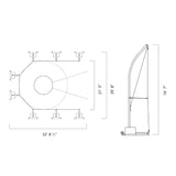 Gill Athletics Track & Field Replacement Net For 732230 Discus Cage