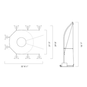 Gill Athletics Track & Field Replacement Net For 732230 Discus Cage