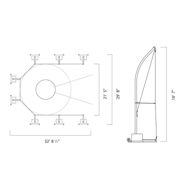 Gill Athletics Track & Field Replacement Net For 732230 Discus Cage