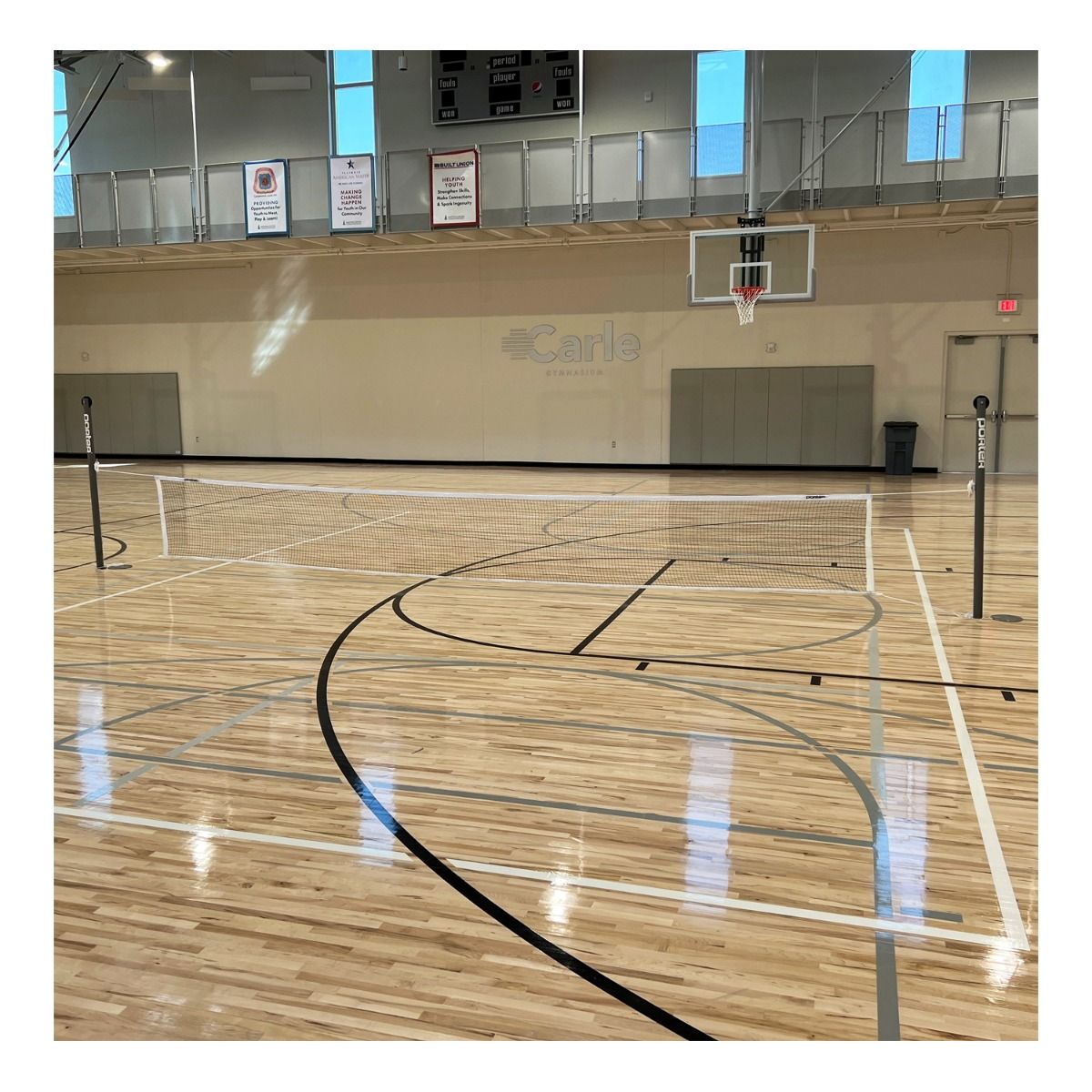 Porter Tennis & Racquet Badminton Net; 20' X 30"-2