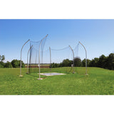 Gill Athletics Track & Field High School Aluminum Discus Cages-1