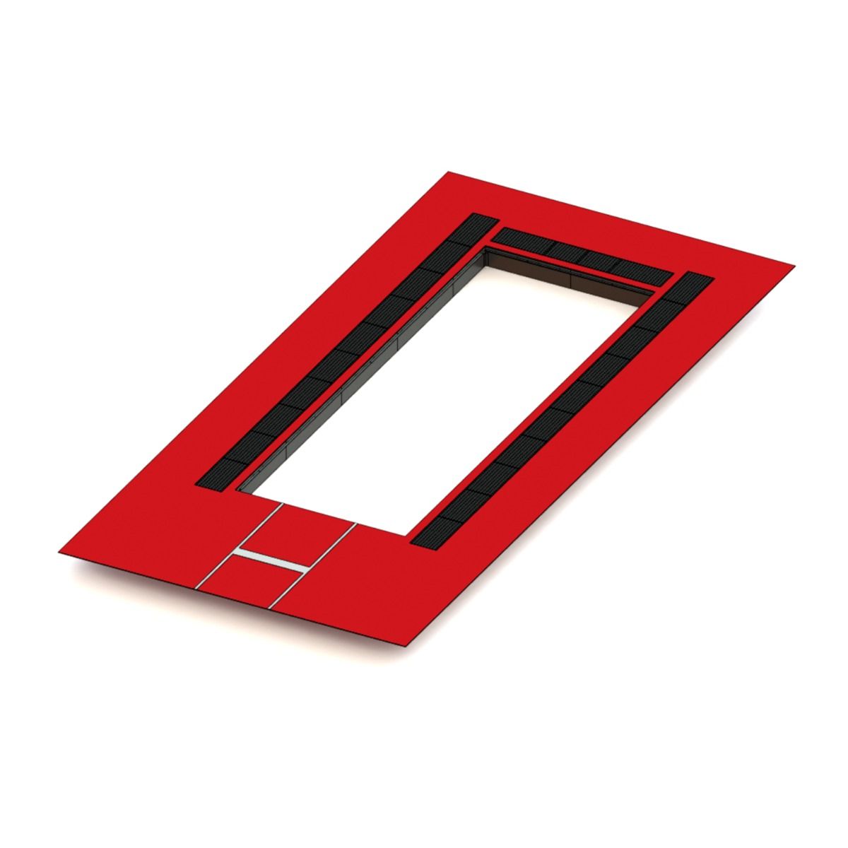 Gill Athletics Sand Pit Form With Side And Back Sand Catchers