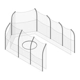 Gill Athletics Track & Field Barrier Net For 8030 Discus Cage