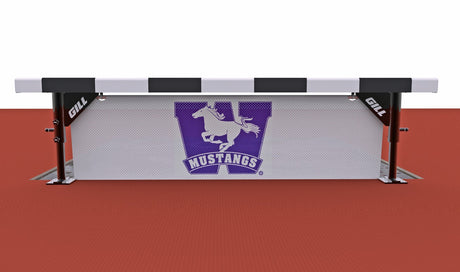 Gill Athletics White Mesh Barrier Seal With Custom Graphics