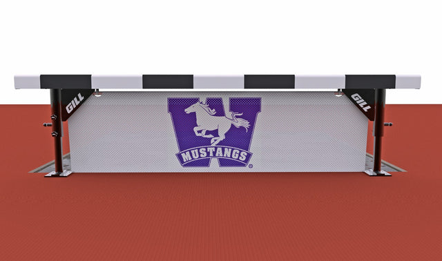 Gill Athletics White Mesh Barrier Seal With Custom Graphics