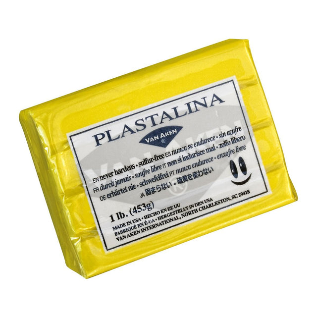 Gill Athletics Track & Field Plasticine Brick 1lb Yellow-1